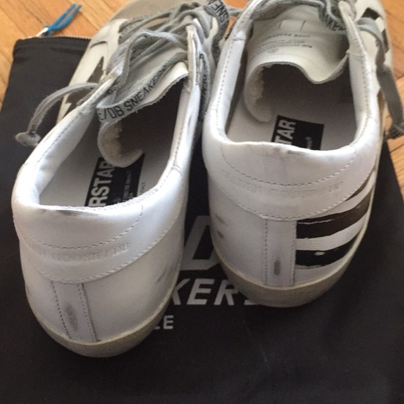 NIB New black and white Golden Goose Sneakers 39 SOLD - Picture 5 of 6